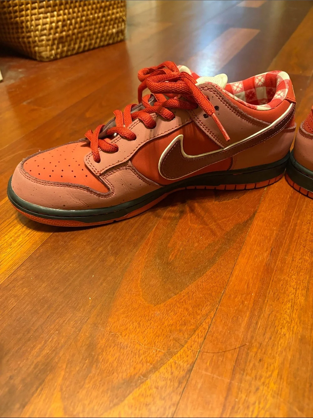 Nike SB Dunk Low Concepts Red Lobster Size 10